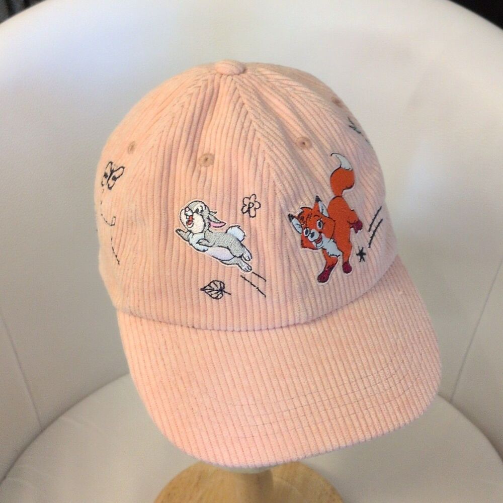 2023 Disney Parks Pink Critters Corduroy Adult Hat Thumper Doug Fox